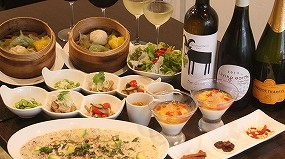 薬膳とワイン持ち込みのお得なコース